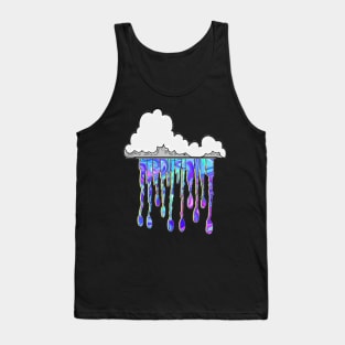 Graffiti Cloud Purple Pop Art by LowEndGraphics Tank Top